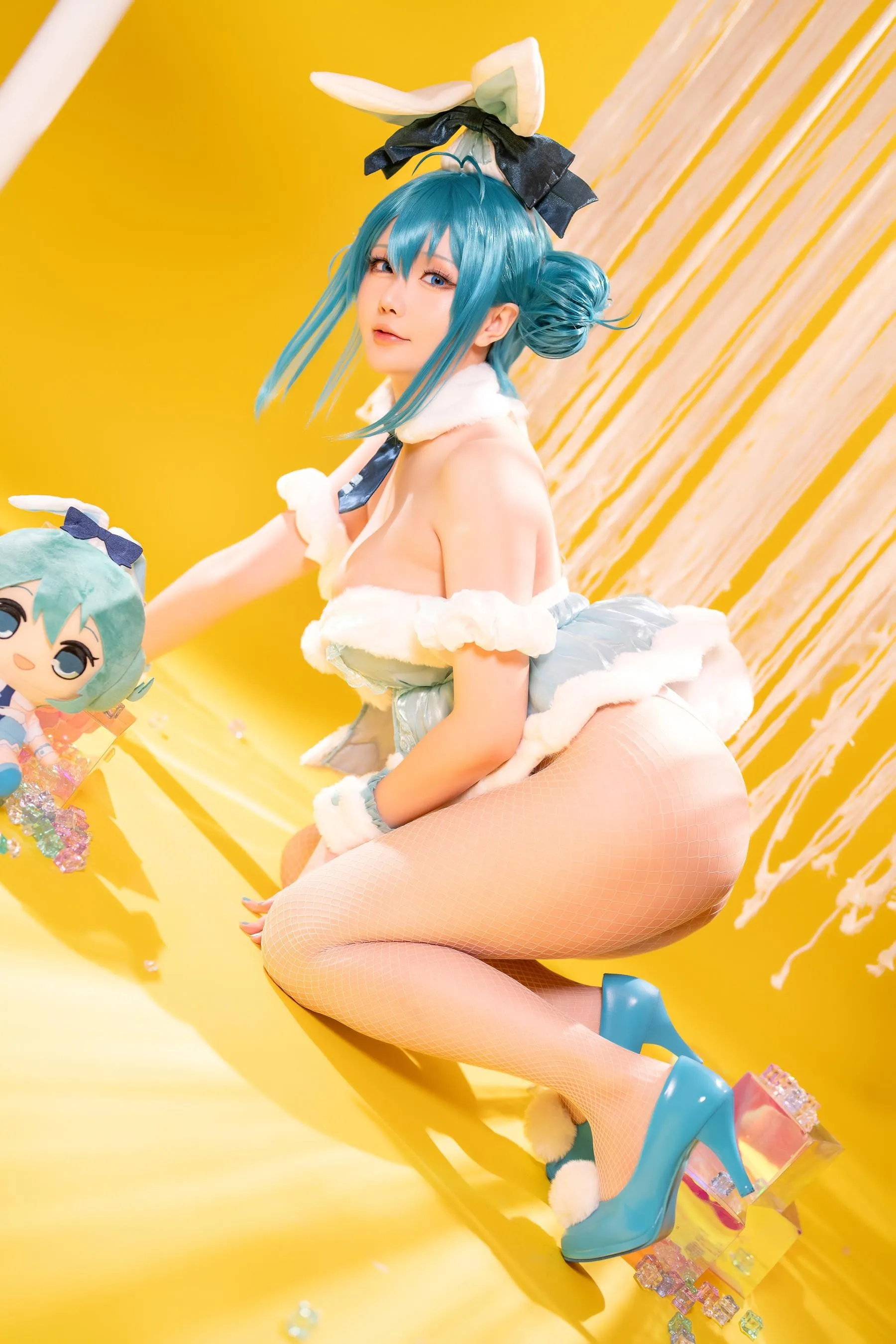 星之迟迟 – NO.158 23年9月计划A 初音未来 白兔女郎 [77P]插图2
